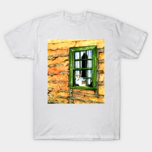 Kiata Cottage and Monty Cat T-Shirt